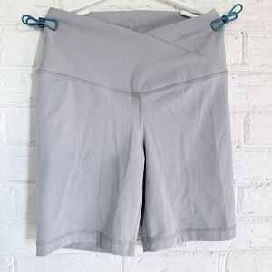 90 Degree by Reflex Shorts Womens Small Gray Polyester Blend Lux Crossover